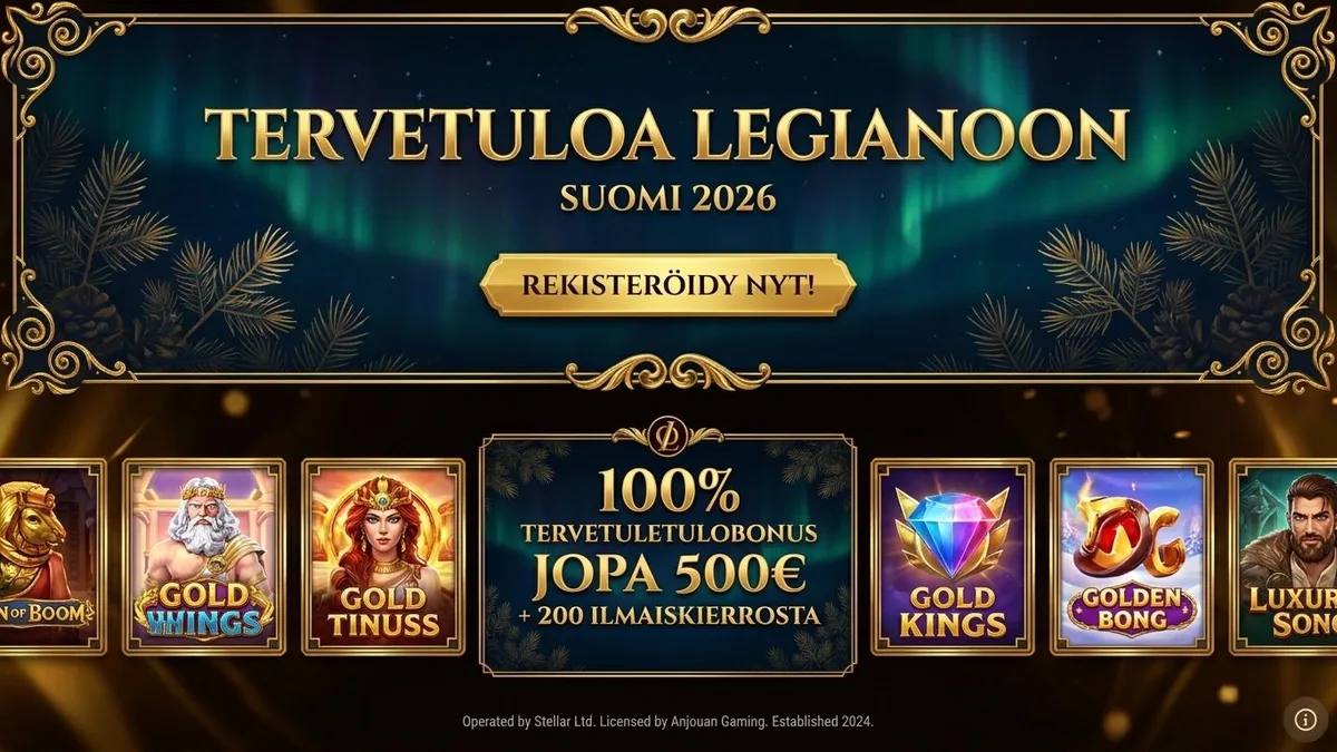 Rekisteröidy bonuksella